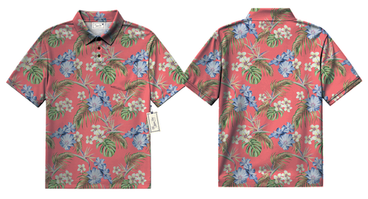 Cancun Floral Polo